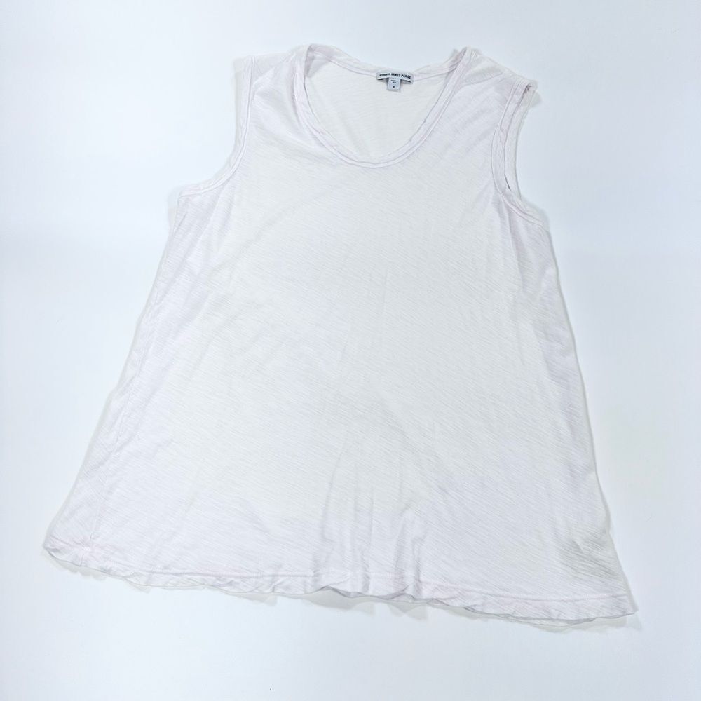 James Perse blush cotton tank top 4